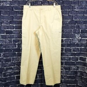 L.L. BEAN Comfort Waist Heavy Duty Cargo Khaki Pants Size 38 x 30